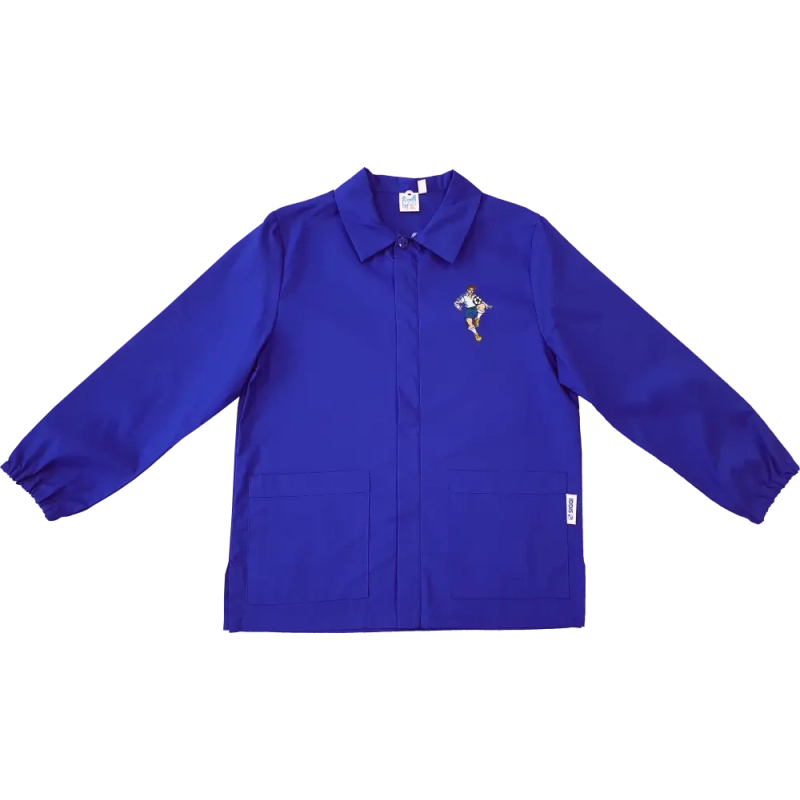 Grembiule scuola elementare blu bambino CALCIATORE Grembiule scuola elementare blu bambino CALCIATORE