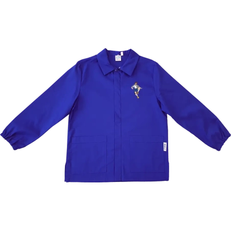 Grembiule scuola elementare blu bambino CALCIATORE