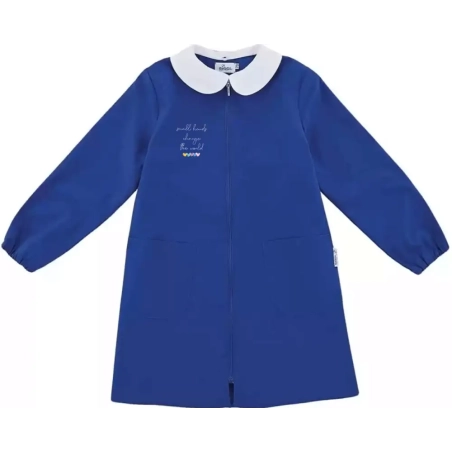 Grembiuli bambina scuola elementare blu CUORICINI