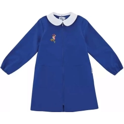 Grembiuli bambina scuola elementare blu PATTINI