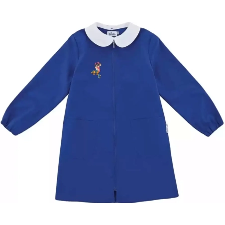 Grembiuli bambina scuola elementare blu PATTINI