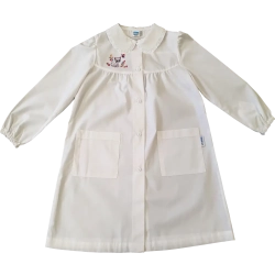 grembiule bianco bambina