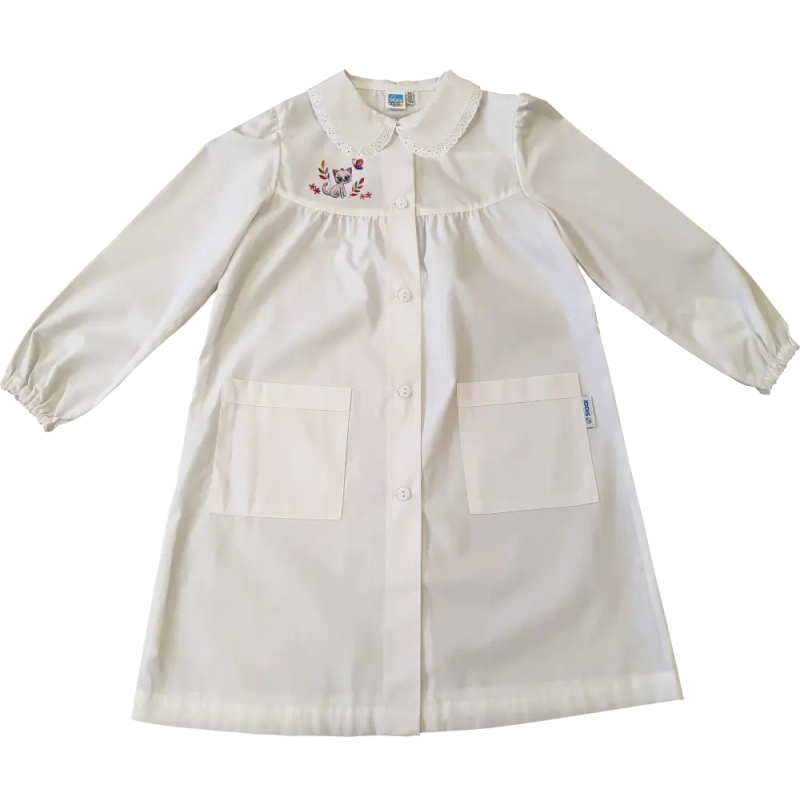 grembiule bianco bambina