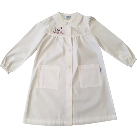 grembiule bianco bambina